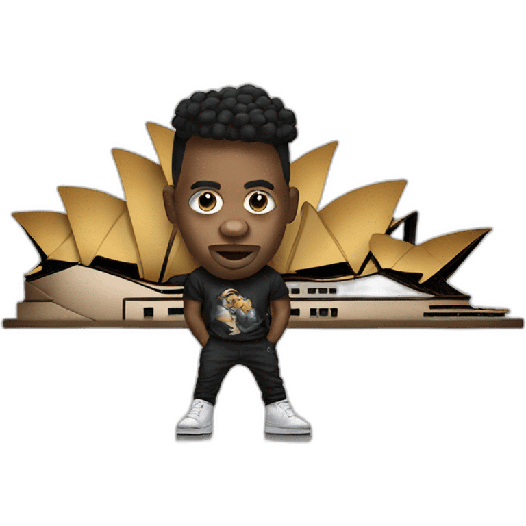 Phi11a the australian rapper performing on the opera house  emoji