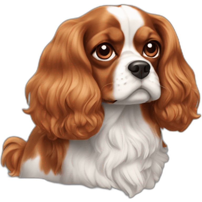 tête-chien-cavalier-king-charles emoji