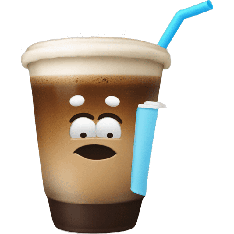 Cold coffee emoji