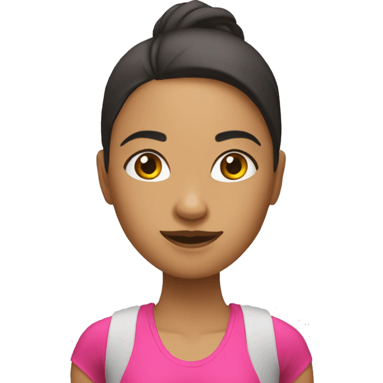 UNA MUJER PERSONAL TRAINER emoji