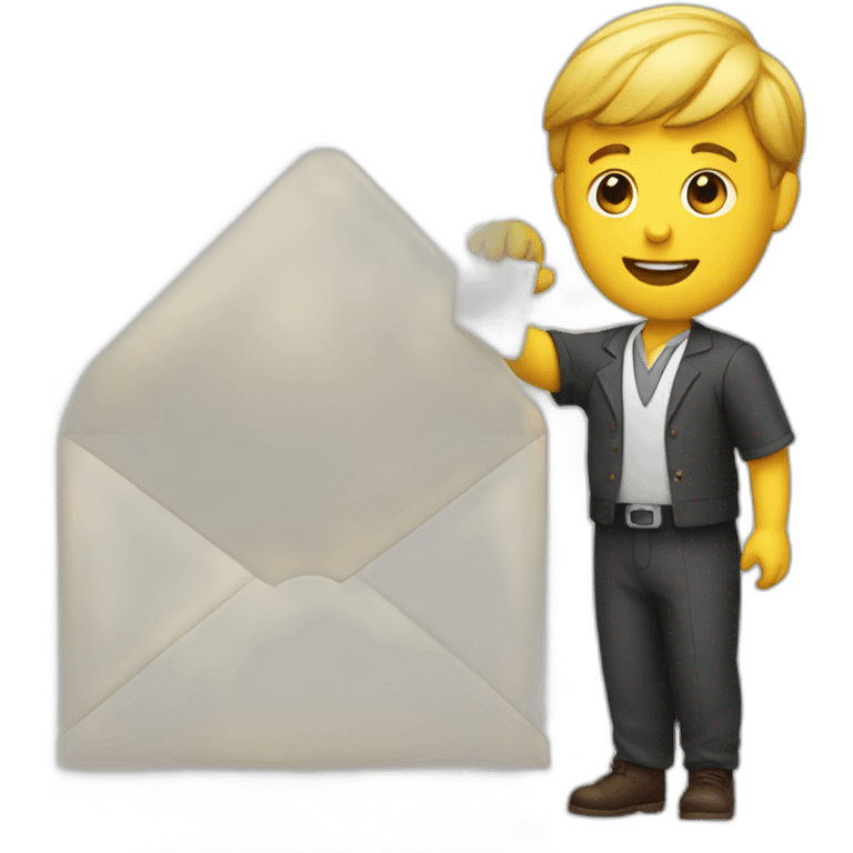 giveing a letter emoji