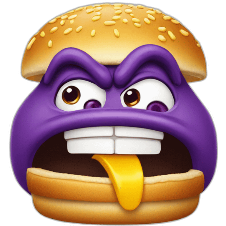 McDonald’s grimace emoji