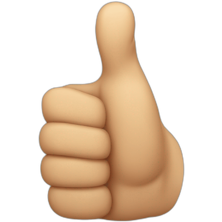 strong man thumbs up emoji