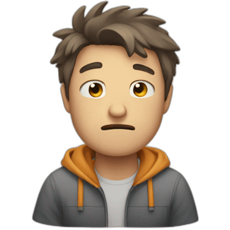 tired guy emoji