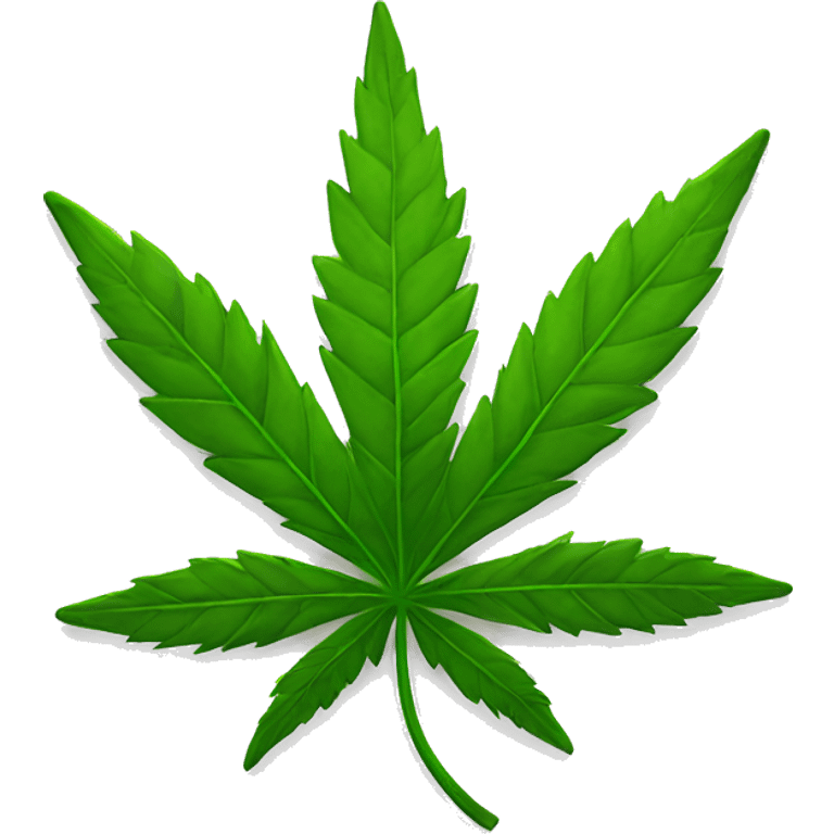 Weed leaf emoji