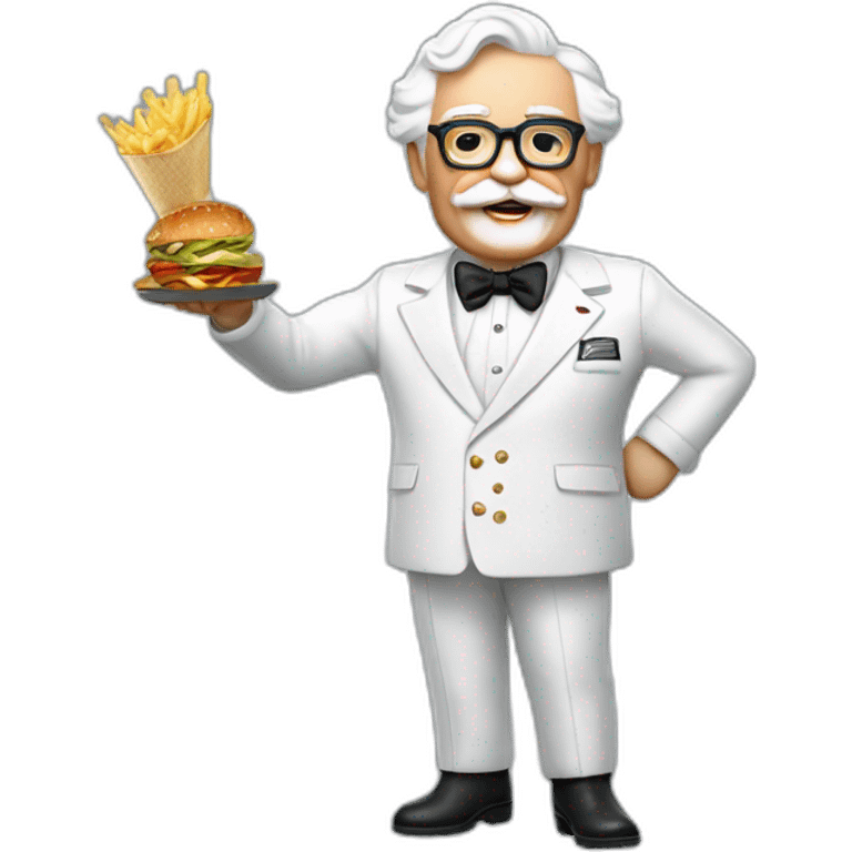 Colonel sanders celebrating emoji