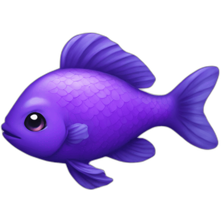 Pisces purple emoji