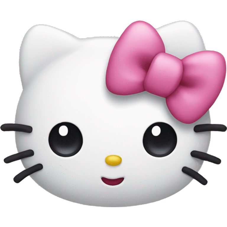 Hello kitty with a bow emoji