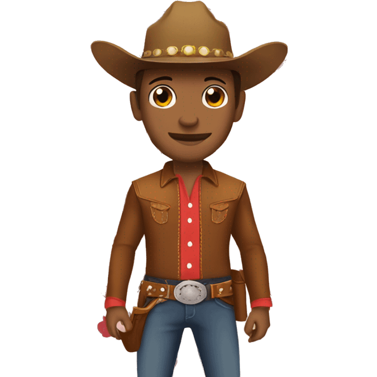 Cowboy on red carpet  emoji