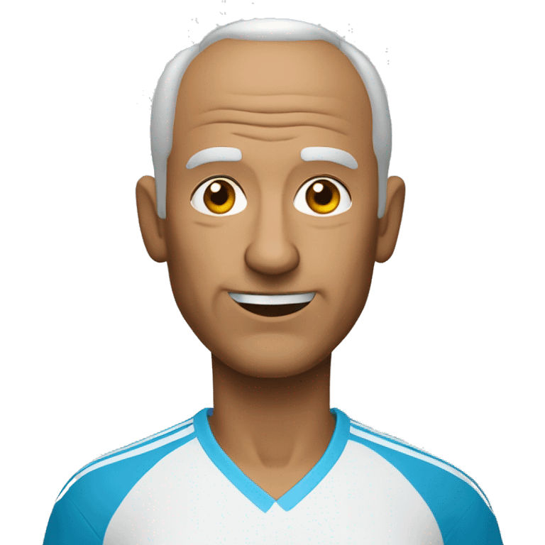 65 year old man playing tennis balding emoji