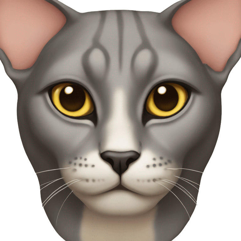 Bold cat sphinx emoji