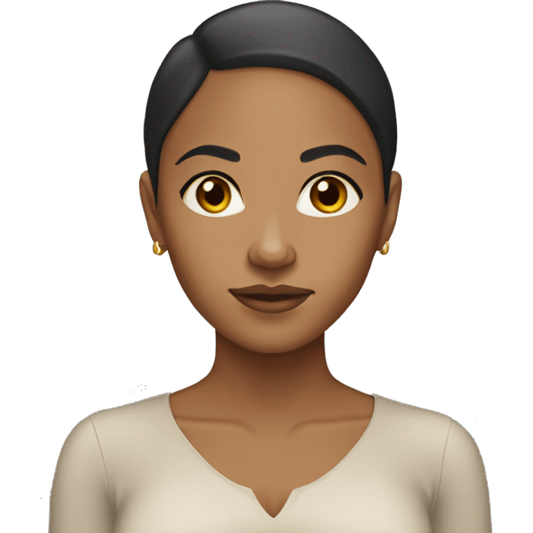 Nigerian lightskin woman emoji