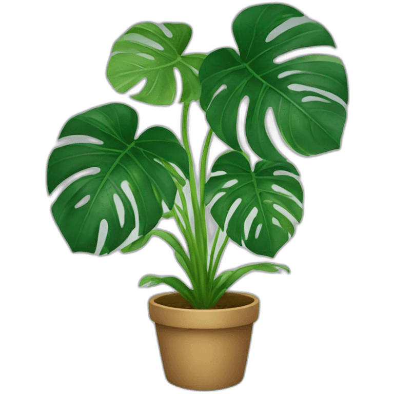 Monstera emoji