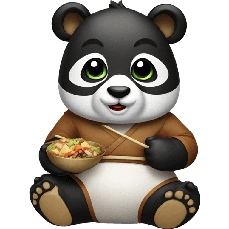 kunfu foodie panda emoji