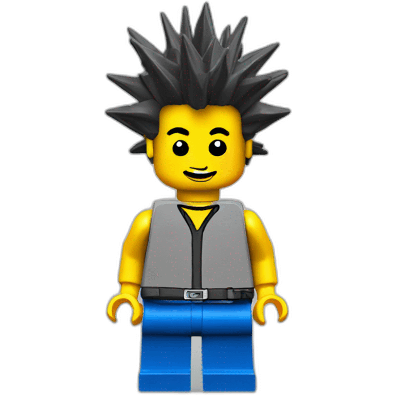 Lego spiky hair emoji