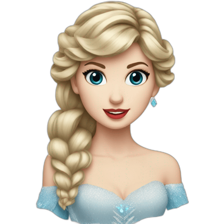 taylor swift frozen emoji