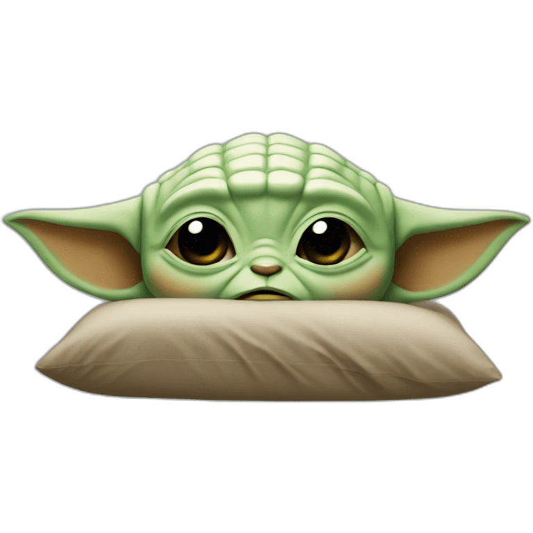 Bebe yoda qui dort emoji