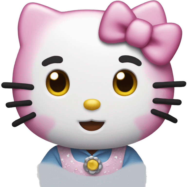 Hello kitty cute emoji