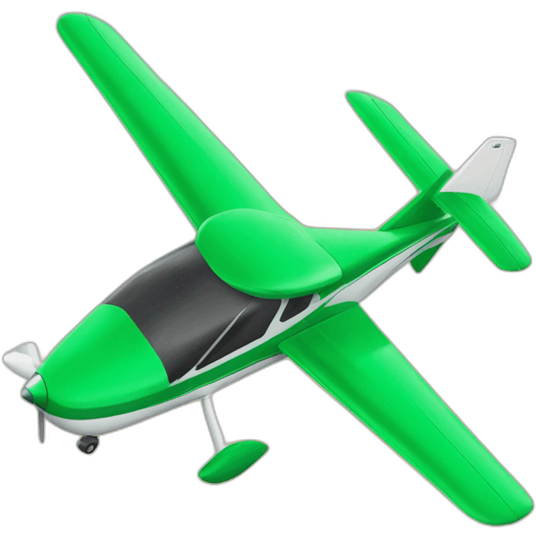 green cirrus aircraft emoji