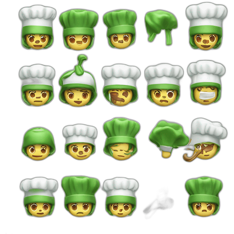 Máster chef halo green emoji