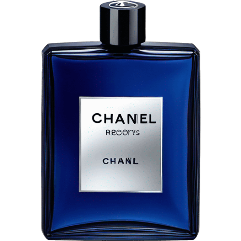 dark blue chanel men's perfume emoji