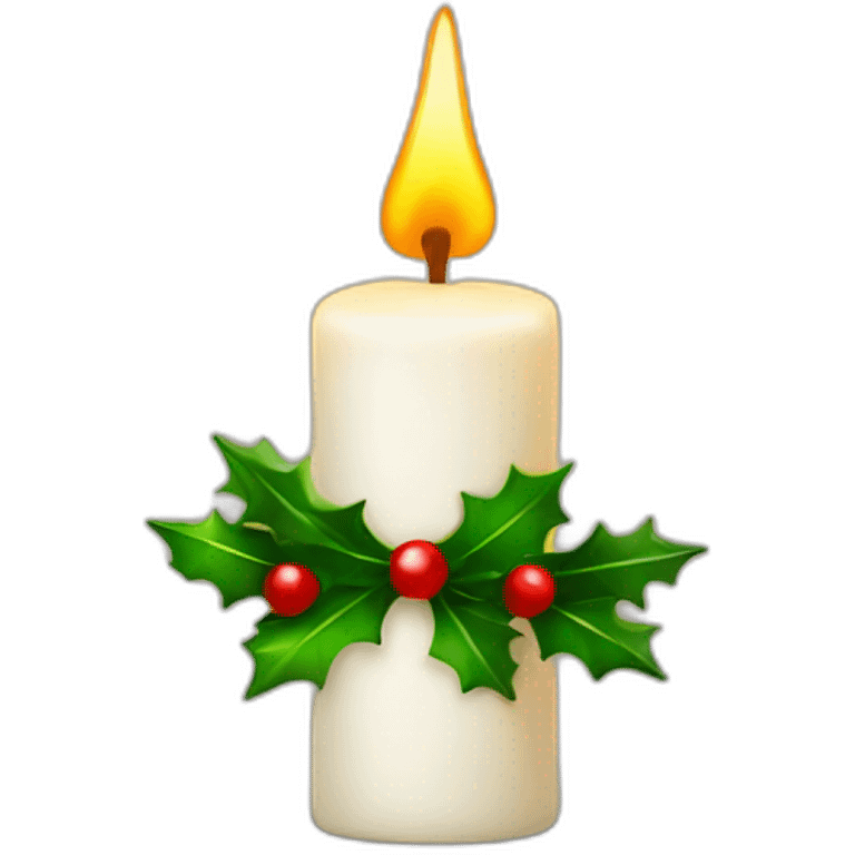 christmas candle emoji