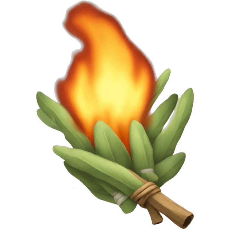 burning sage bundle emoji