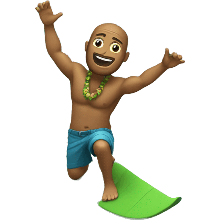 Maui on a wave emoji