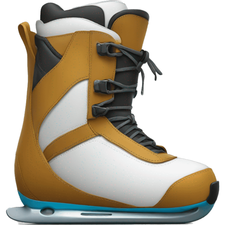 Snowboarding boot emoji