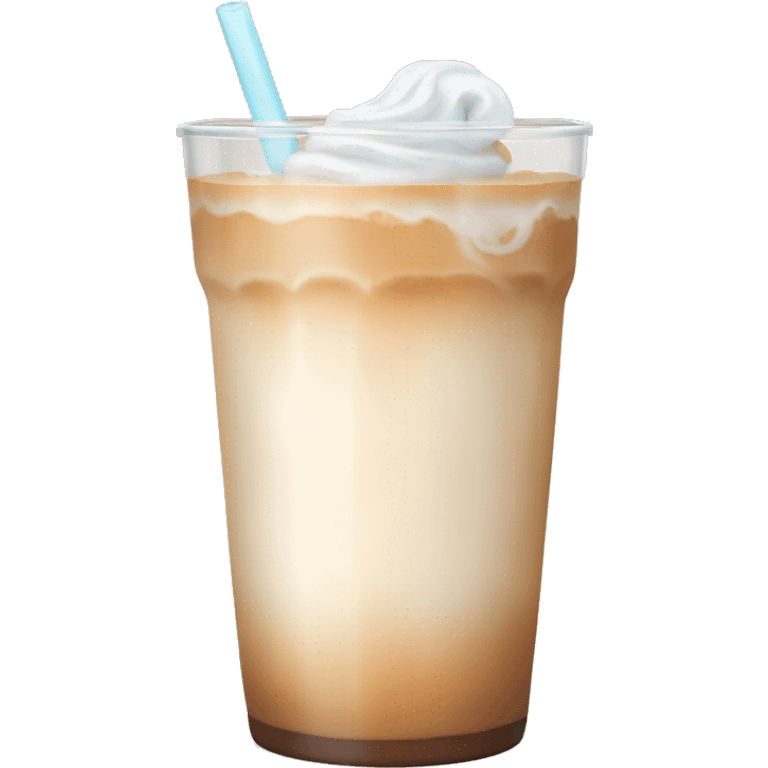 iced chai latte emoji