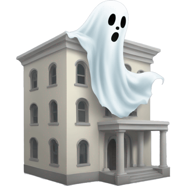 ghost as building emoji