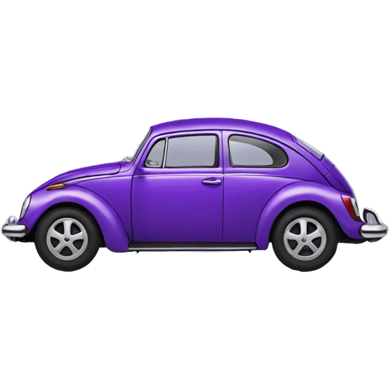 Purple Volkswagen Beetle  emoji