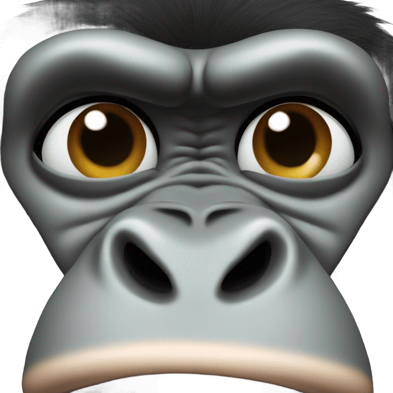 gorilla farting emoji