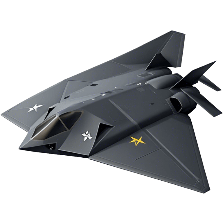 F-117 Nighthawk - Lockheed Martin (Stealth Grey) emoji