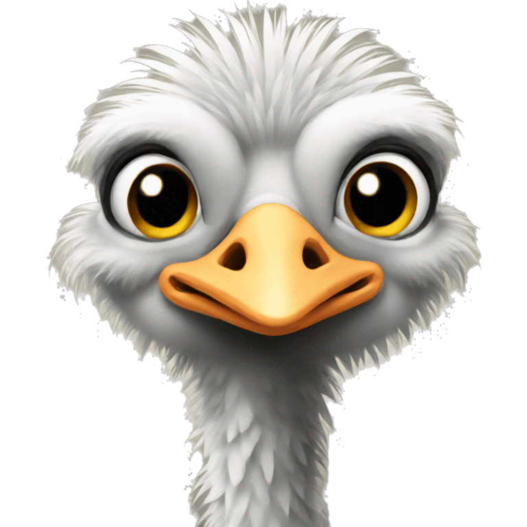 Ostrich emoji