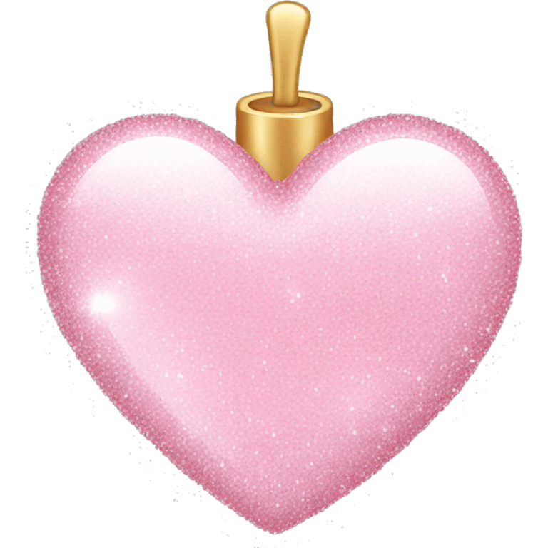 Light pink sparkly heart emoji