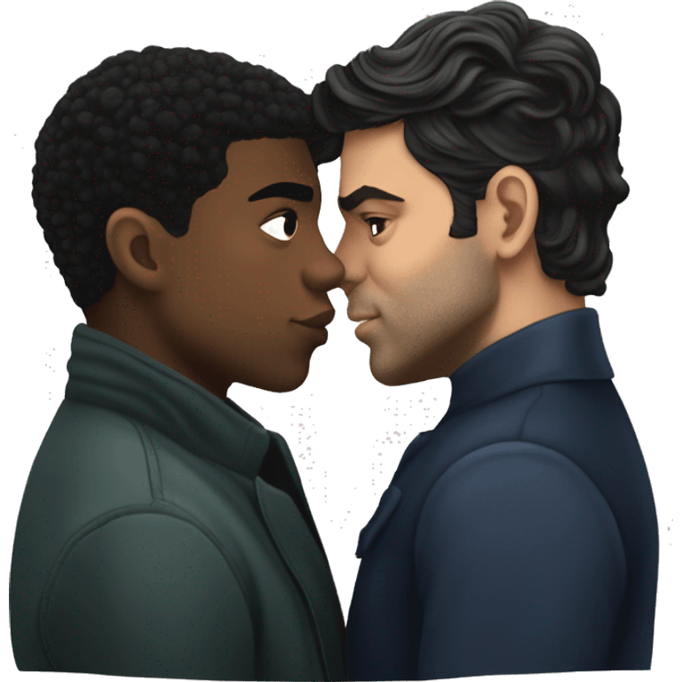 oscar isaac kissing john boyega emoji