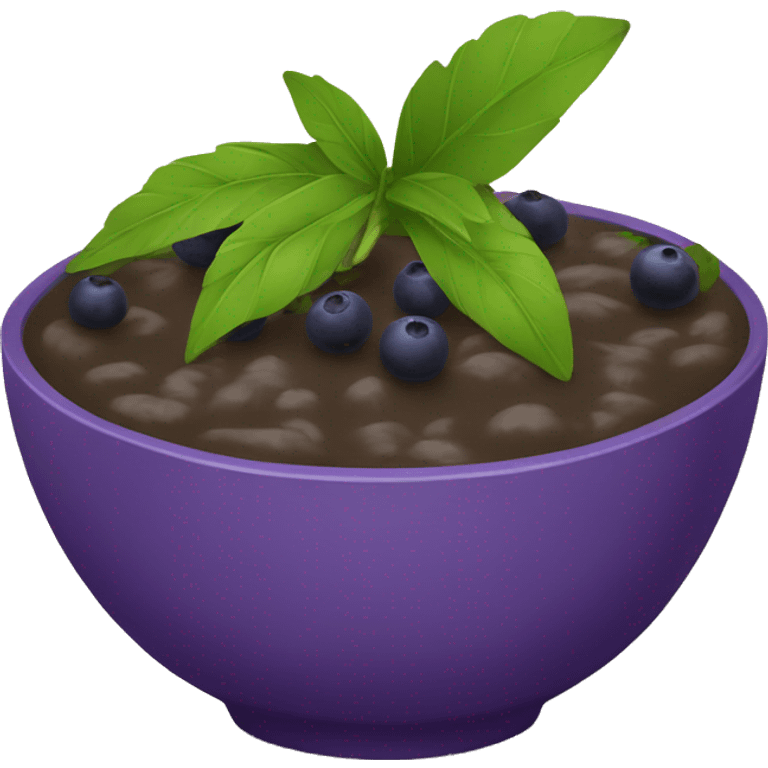 Açaí bowl emoji