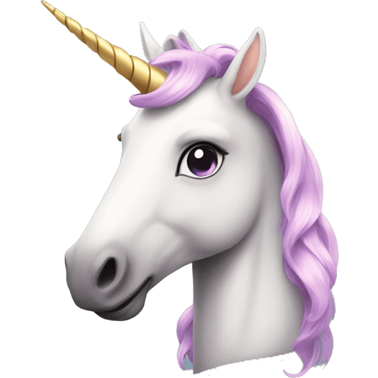 attractive unicorn emoji