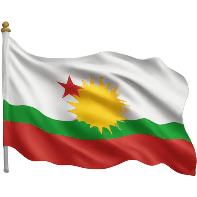 Kurdistan flag emoji emoji