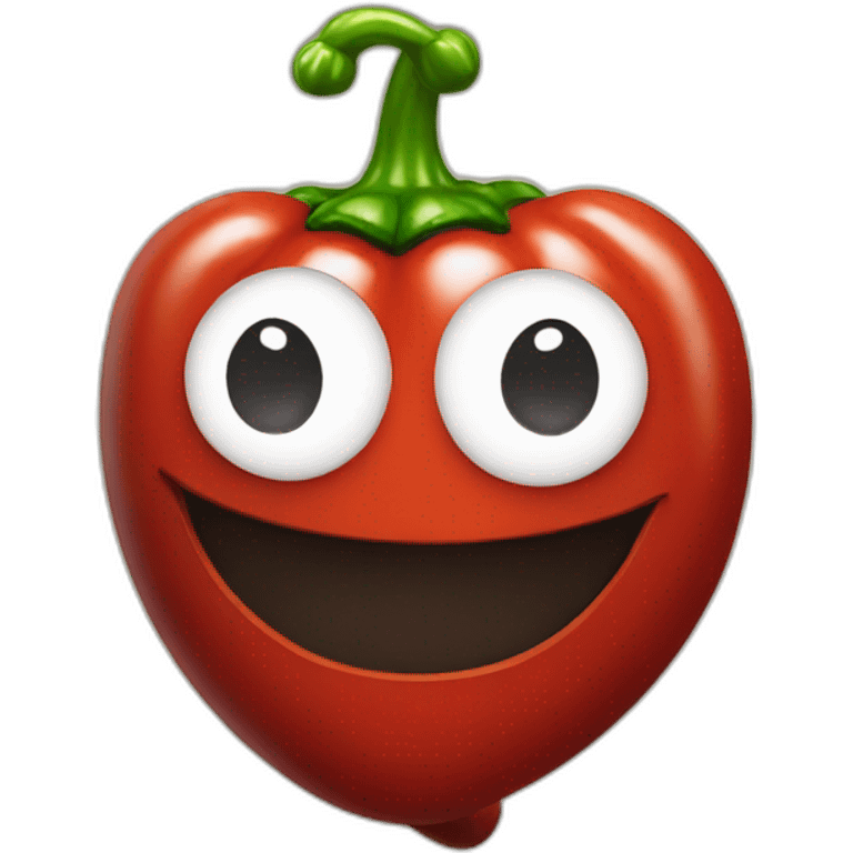 smiling chilli emoji