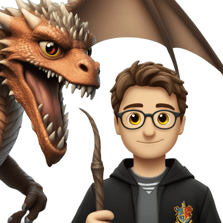 Harry Potter.Hungarian horn tail emoji