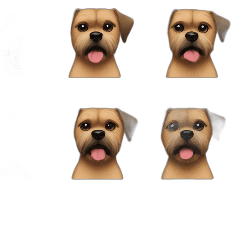 angry border terrier emoji