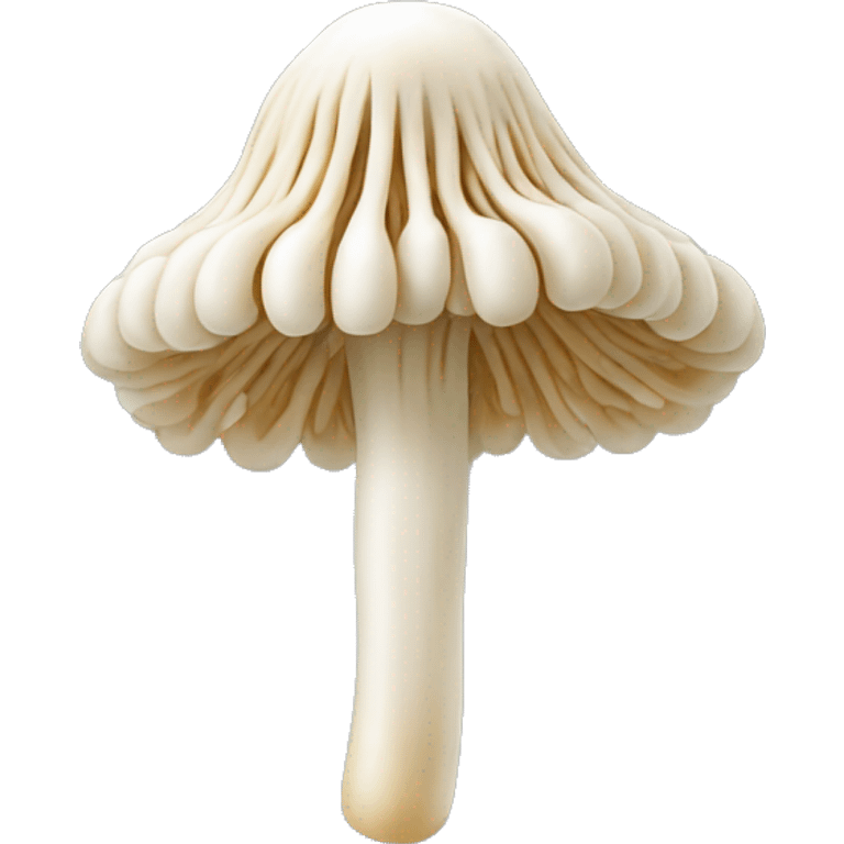 realitic enoki mushroom emoji