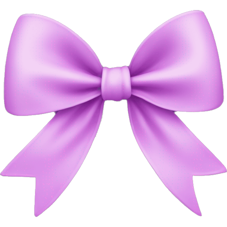 Bow in pinky violet color emoji