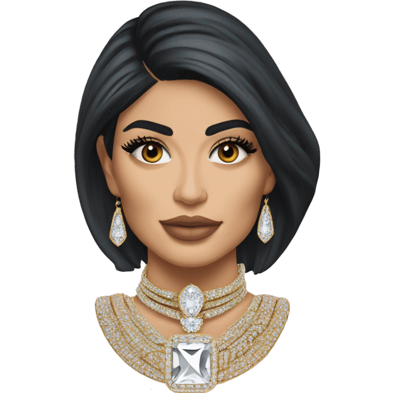 Kylie jenner royal princess jewellery emoji