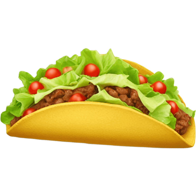 Taco on a plate emoji