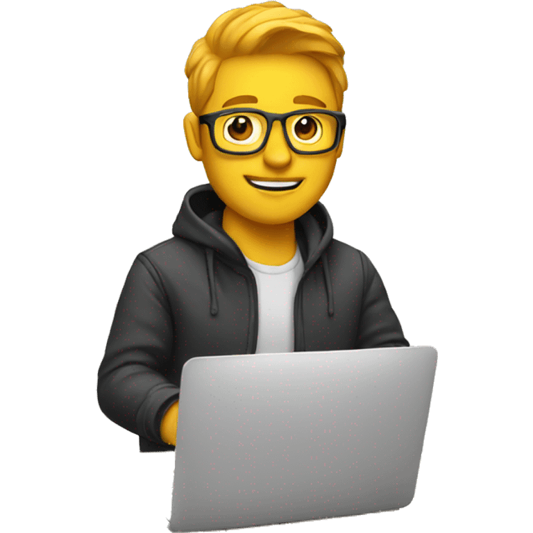 Designer with laptop emoji