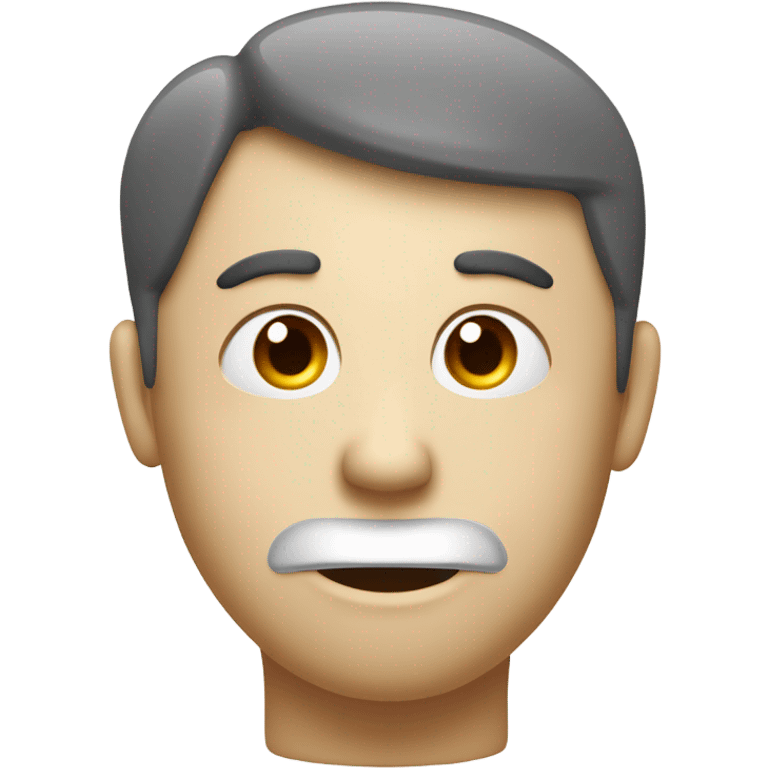  "A white 3D face emoji with a thoughtful expression, one eyebrow raised, and a hand resting on its chin, depicting a thinking pose. Above the head, a red 3D question mark is floating, emphasizing curiosity. emoji