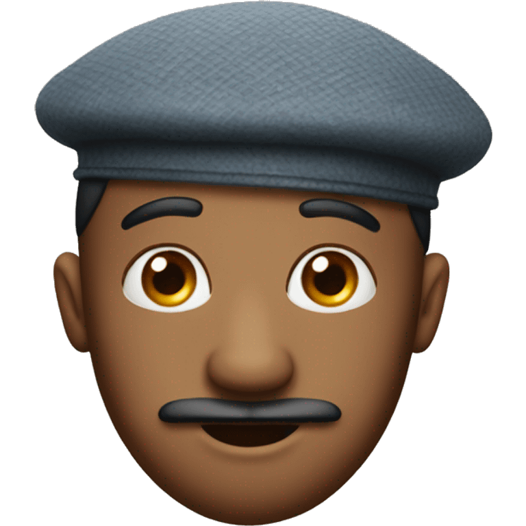 Man with big nose and kippah emoji